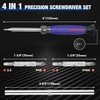 WORKPRO Multi Screwdriver Set 2 Pieces, 6-in-1 Convertible Screwdriver and