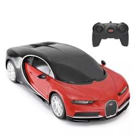 RASTAR Bugatti Toy Car 1/24 Scale Bugatti Chiron RC Model Car Red