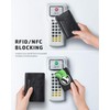 VULKIT Credit Card Holder RFID Blocking Slim Leather Wallet Anti