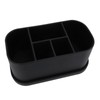 Silicone Toothbrush Toothpaste Holder Multipurpose 5 Slots Drainage Holes Bathroom