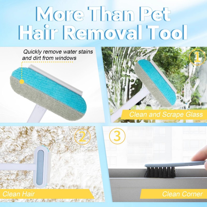 Unbranded Pet Hair Removal Tool, 4 in 1 Reusable Washable
