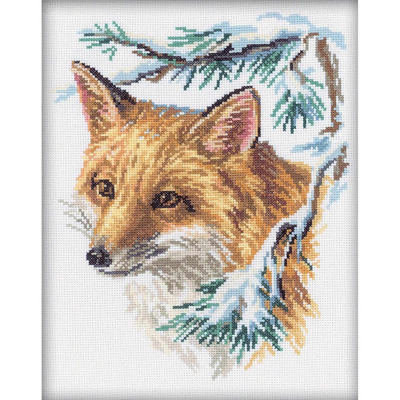RTO The Fox Cross Stitch Kit 9 x 11.5-inch 14
