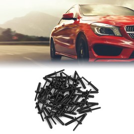 sourcing map 50 x Rivets Car Bumper Fastener Clips Plastic