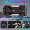 Nilight 4Pcs Aluminum Underglow Neon Accent Strip Lights 396 LEDs