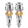 WNCGC Air Chuck,1/4 FNPT Closed Flow Brass Tire Air Chuck,