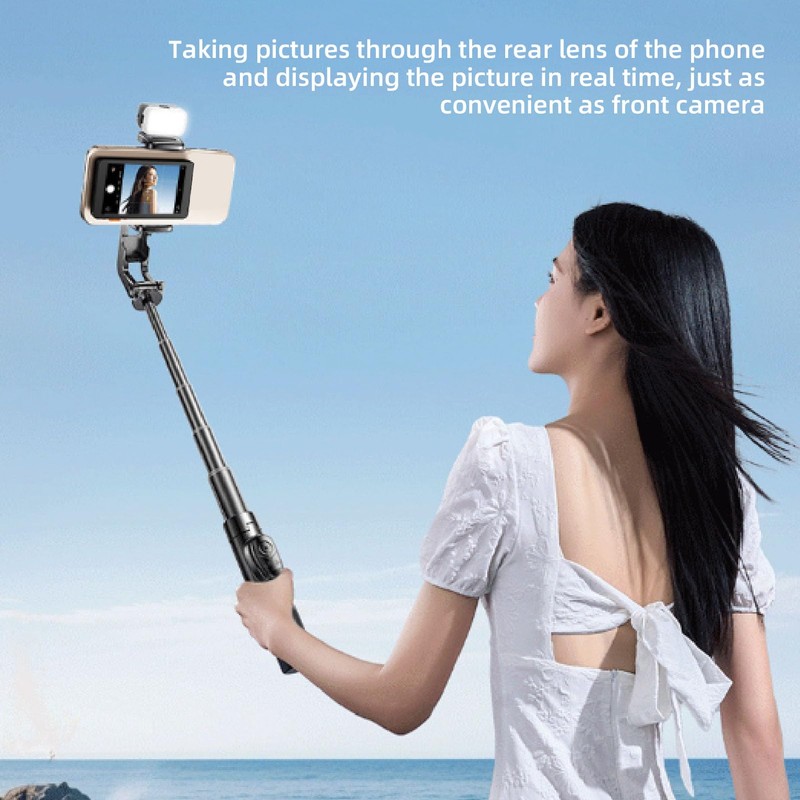 Phone Vlog Selfie Monitor Screen,4K Magnetic Back Camera Selfie Monitor,Using