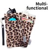 Face Shadow Soft Glasses Case for 2 Glasses Sunglasses Case
