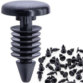 Rexka 50pcs Fits Dodge Truck Trim & Weatherstrip Clips- Fit 3/16" Hole- 3/8" Head Dia - Dodge Ram Chrysler GM 2964547