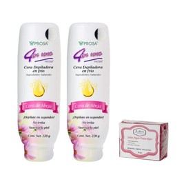 Prosa Cera Depilatoria en Frio 220gr 2 Piezas | 1 Jabón 50gr La Artesanal