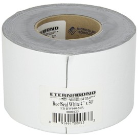 Eternabond 4" x 20 ft Eternabond Roof Leak Repair Tape Patch Seal - WHITE - 20 Feet 20 Foot
