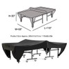 Jenngaoo Table Tennis Tablecloth, Foldable Table Tennis Table Cover, Polyester,