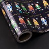 RUSPEPA Reversible Nutcracker Christmas Wrapping Paper - Mini Roll -