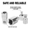 4 Piece Socket Adapter 1/4" to 3/8", 3/8" to 1/4",