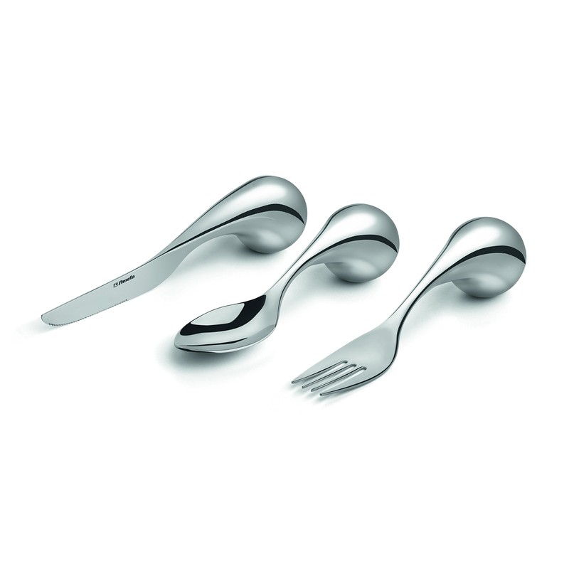 Amefa Fork Dessert Fork 18/10 Stainless Steel with Knob Ergonomic