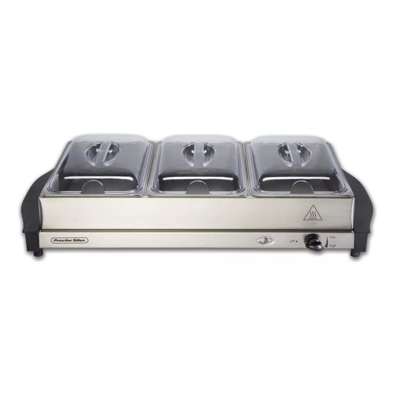 Proctor Silex Bufetera Proctor Silex 34300 3 Bandejas De Calentamiento