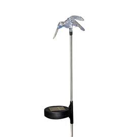 Affordable Outdoor Garden Set of 2 Solar Stake Light with Hummingbird Wing Down Decorative Lights, Multi-Color Changing LED Solar Lights for Yard Decorations, Garden Gifts