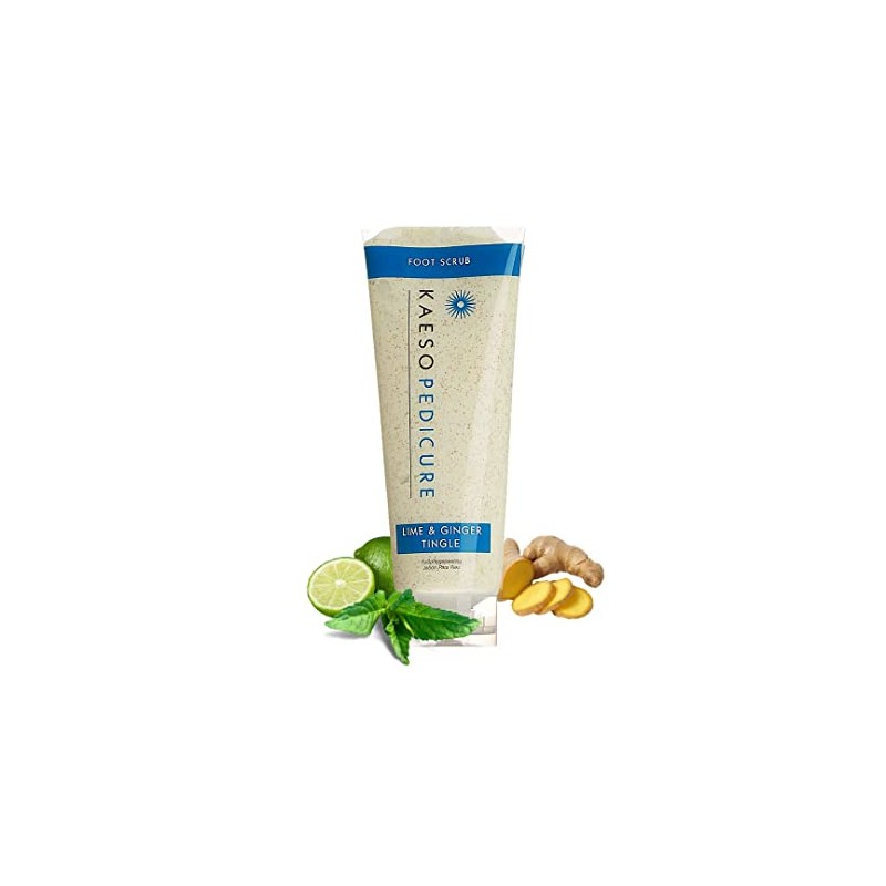 Kaeso Lime and Ginger Tingle Foot Scrub 250 ml
