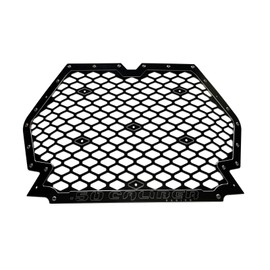 50 Caliber Racing Custom CNC Billet Powder Coated Front Grill to Increase Air Flow For Polaris RZR XP1000 / XP Turbo/S 2019 - Fits 2 & 4 Seat Models (2019 XP1K Billet Grille Black [5358A7])