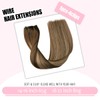 SURNEL Hlao Hair Extensions Invisible Fish Line Human Hair Extensions