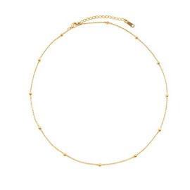 Choker - Gargantilla - 90s - Choker diseño bolita o flecha - Chapa de oro Premium - Ajustable - Tutti Joyería Artesanal