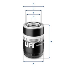 UFI Filters Filters 23.102.02 Oil Filter