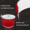 Tridotpul Vinyl Wall Base Baseboard Molding Trim 4" Flexible Self