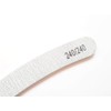 8x Nail Files Zebra Shape BANANA CURVED BOOMERANG Chose Grit