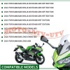 JINFANNIBI Clutch Friction Disc Plates Kit For Kawasaki Ninja 400