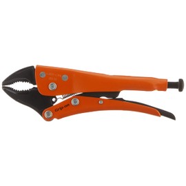 Grip-On 111-10 10-Inch Curved Jaw Locking Pliers in Orange Epoxy