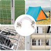 12 Inch White Bungee Cords 10 Pcs Elastic Rope Rubber