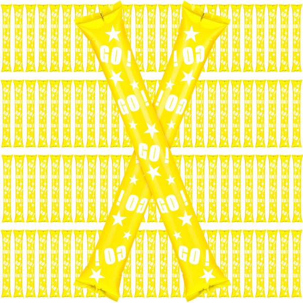 Hungdao 100 Pcs Thunder Sticks Spirit Boom Sticks Cheerleading Football