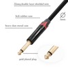 XLR Microphone Cable for Speaker, Dual 1/4 to XLR Male