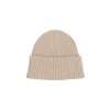 Armani Exchange Women's Ribbed Beanie Hat, Pale Gold