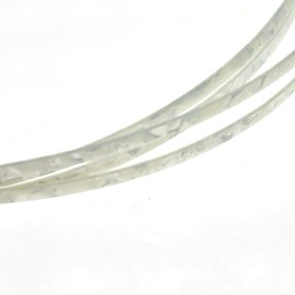 KAISH Guitar Binding Strips 1650 x 5 x 1.5 mm for Acoustic or Classical Guitar White Pearl Pack of 2