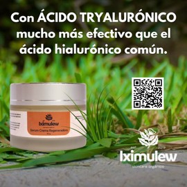 Serum Crema Regeneradora Iximulew Anti-edad con Ácido Hialurónico de Alto, Medio y Bajo Peso Molecular para una Piel Perfecta (50 gramos)
