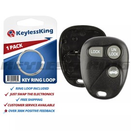 KeylessKing* New Replacement Keyless Remote Shell Pad Case Fix Repair Key Fob Clicker Trunk