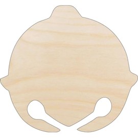 Music Bell - Laser Cut Out Unfinished Wood Craft Shape XTR25 10" / 1/4" thick