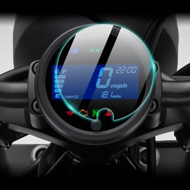 IPG ProActive Compatible with HONDA Motorcycle Instrument Cluster Speedometer 9H Hardness Screen Protector Nano Ceramic Film Ultra Responsive High Clarity Smudge Guard (2017-2019 CMX 500 REBEL / REBEL 250)