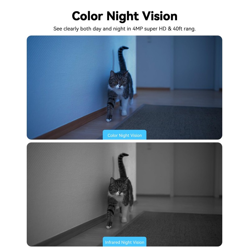 blurams Security Camera 4K, Indoor Pet Camera, Dog Cameras with