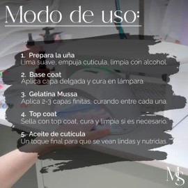 Mussa Esmaltes Semipermanentes Gelish Gama Colores Gelatina                                                                                           