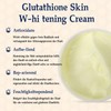 Glutathione Skin W-hi tening Cream - Glutathione Niacinamide Gesichtscreme für