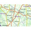 South Carolina USA State Map - 23.4 x 15.4 Inches