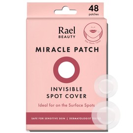 Rael Rael Pimple Patches, Miracle Invisible Spot Cover - Hydrocolloid Acne Patch, Treatment for Breakouts, Absorbs Zits & Blemish, Korean Skin Care, 2 Sizes (48 Count)