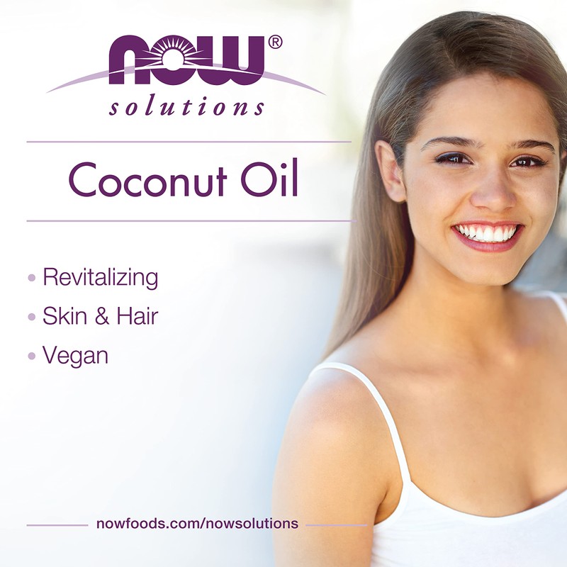 NOW Foods Solutions, Liquid Coconut Oil, Light and Nourishing, Promotes