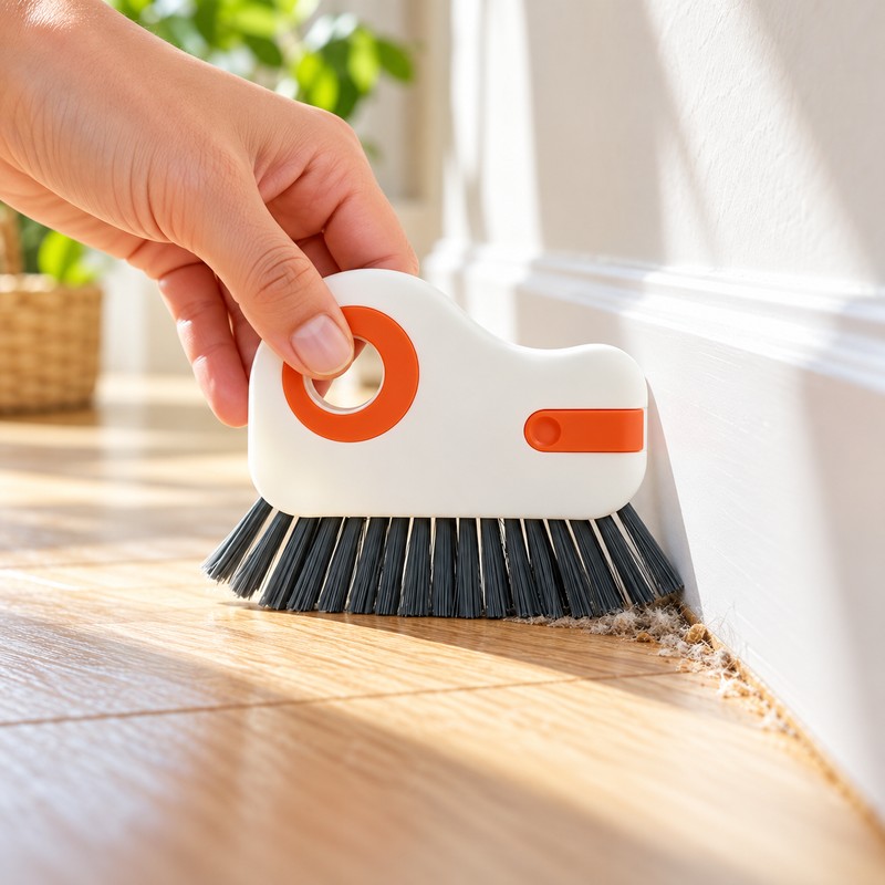 Multi‑Slot Handheld Cleaning Brush, Household Gap Cleaner Tool for Floor