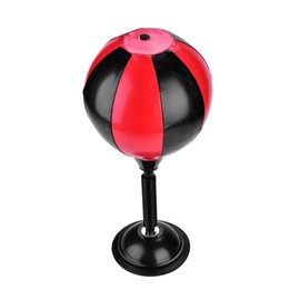 Tabletop Boxing Bag, Stress Relief, Training, Soft and Durable PU, Strong Spring, Suction Base