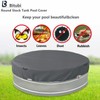 Bitubi 9-10 Ft Steel Round Stock Tank Pool Cover,Upgraded with