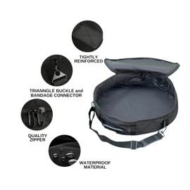 ARAW Shamanic Drums Bag, Bodhran Drum Bag, Handmade Frame Drum Bag, Hand Drum Protection (16×6 Inches)