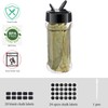 suituts 3 oz 24 Pack Clear Plastic Spice jars With