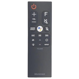 AKB75595321 Replacement Remote for LG Sound Bar SL10Y LAS5551H SK9 LASC55 SK8YG SL8YG SL9YG SPL8-W SPL8W SL10YG SL9Y SL10RG